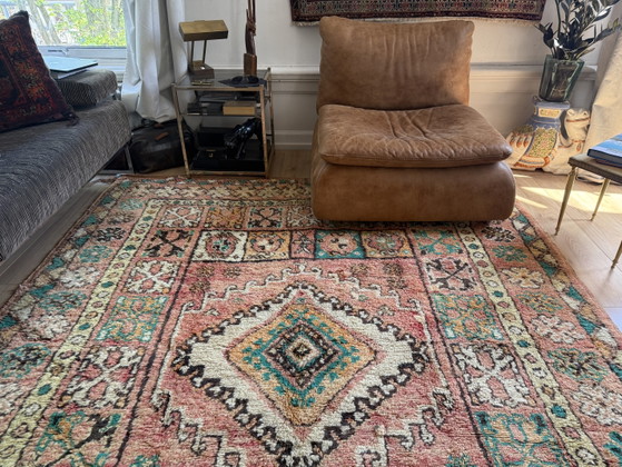 Image 1 of Grand tapis marocain vintage 394 × 204 cm – Berbère des années 1970