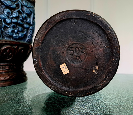 Image 1 of Set di 2 vasi in pietra di metà secolo