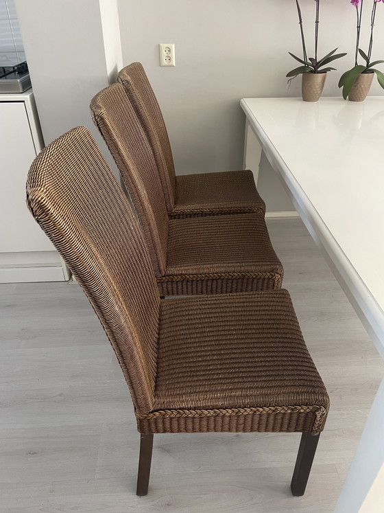 Image 1 of 6 wicker chairs from LOOM