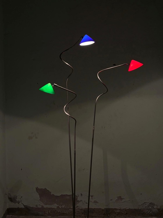 Image 1 of Lampadaire vintage Pola Design Amstelveen 