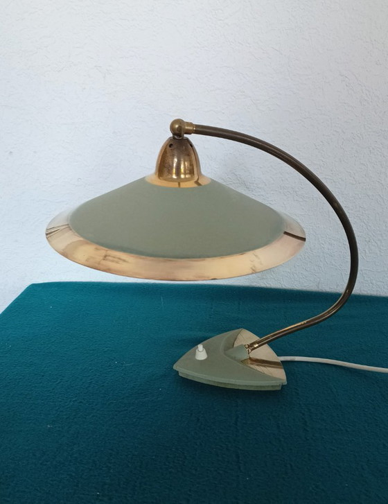 Italian 1950s desk lamp – Metal, Brass (photo 9 of 10)