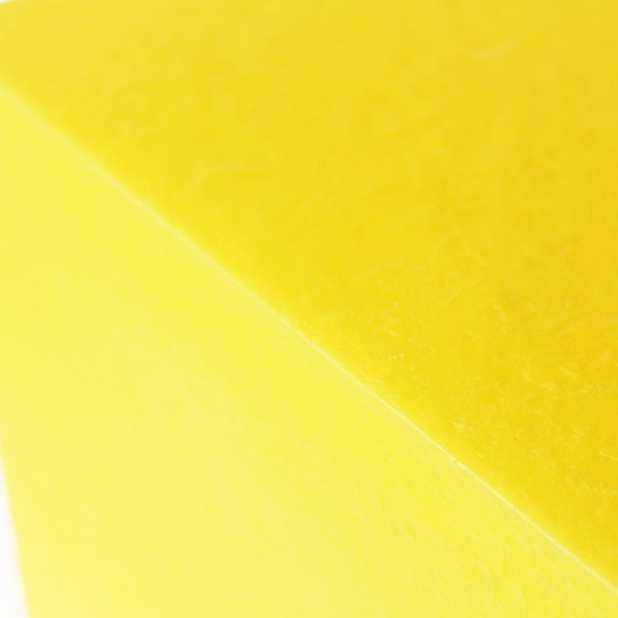 Image 1 of Heico Vintage Cube Lamp - Yellow (1980, Allemagne)