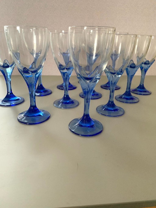 Set di bicchieri da 18 pezzi Bormioli Rocco – Rara collezione vintage di design italiano con confezione originale