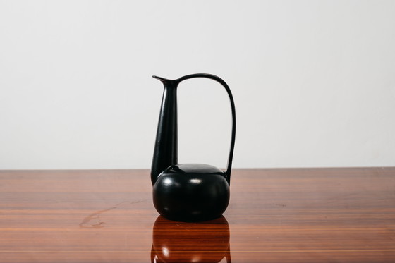 Image 1 of Gio Ponti & Carlo Alberto Rossi Bucchero Vase No. 3 1940s Extremely Rare Design