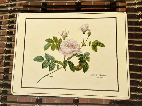 Image 1 of Sets de table Pimpernel - Collection Redouté Roses