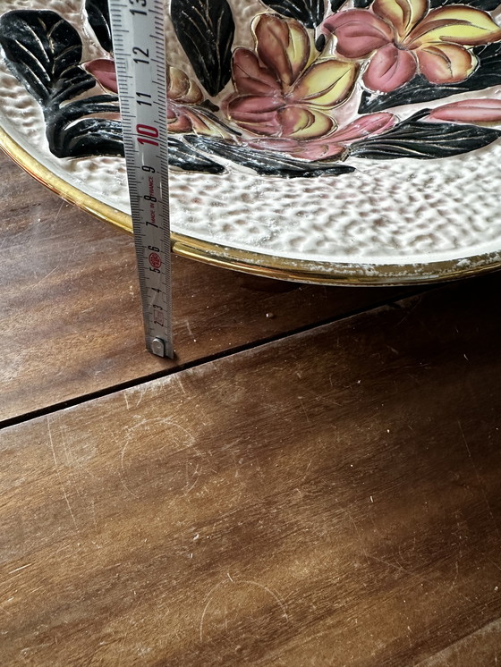 Image 1 of Große Schale / Vakuum Tasche Vallauris Keramikerin VTF 38 / 32 cm