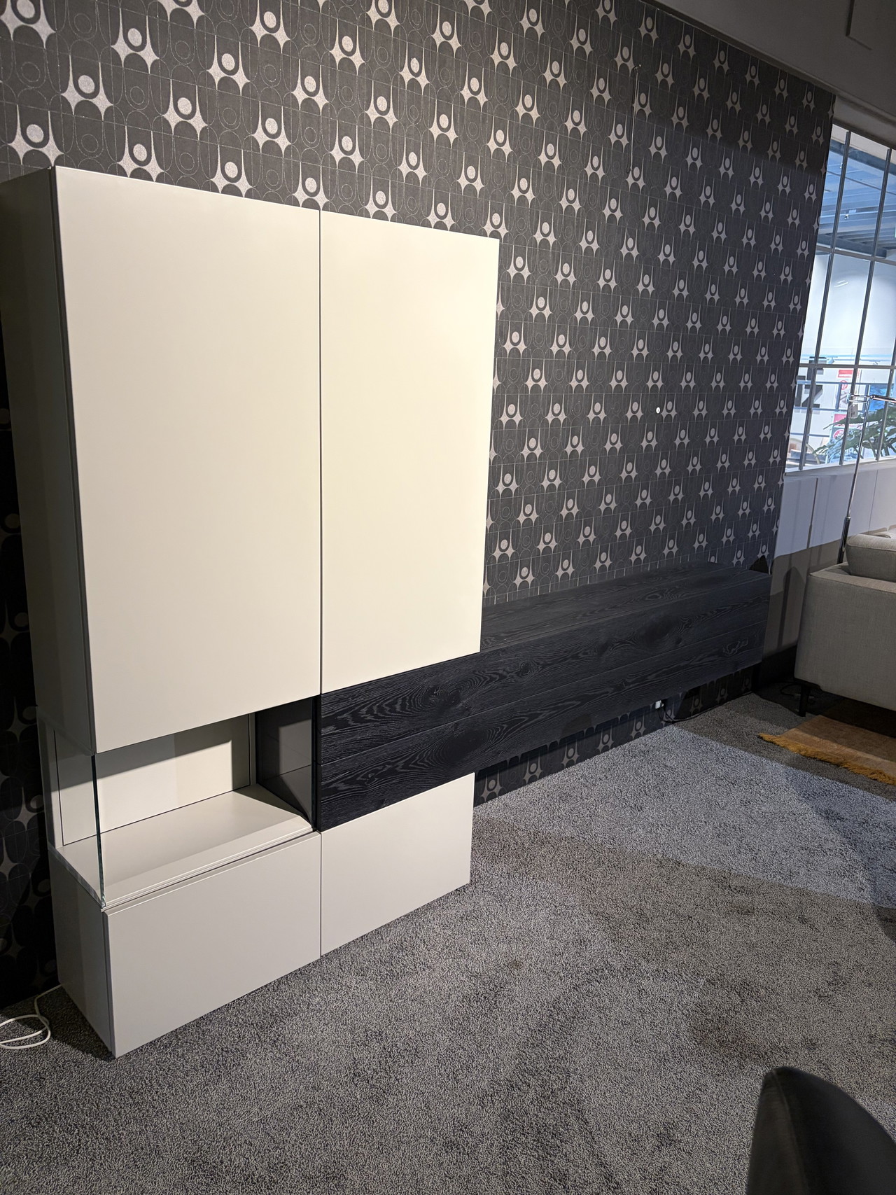 Console HÜLSTA - 4 Tiroirs - Dimensions L40 X L153 X H75 - Bois - Occasion