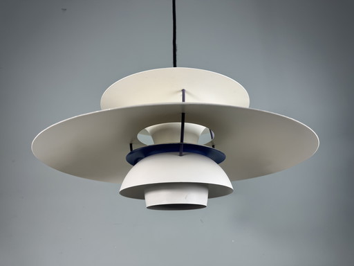 Vintage Deens design Louise Poulsen PH5 hanglamp schalenland