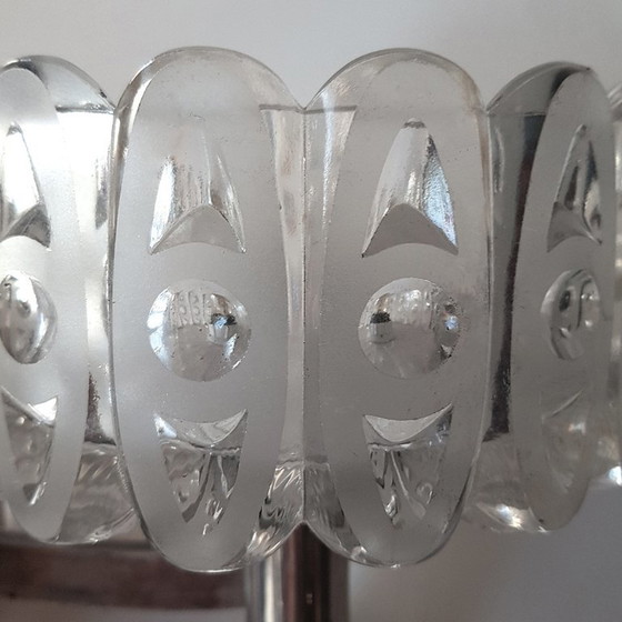 Mid-Century Modern Cut Crystal Wall Lamp, 1960s – Wall lights, Metal (photo 6 of 10)