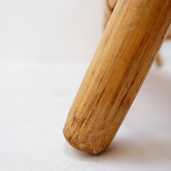 Image 1 of Porte-revues vintage bohème en bambou - Années 1970