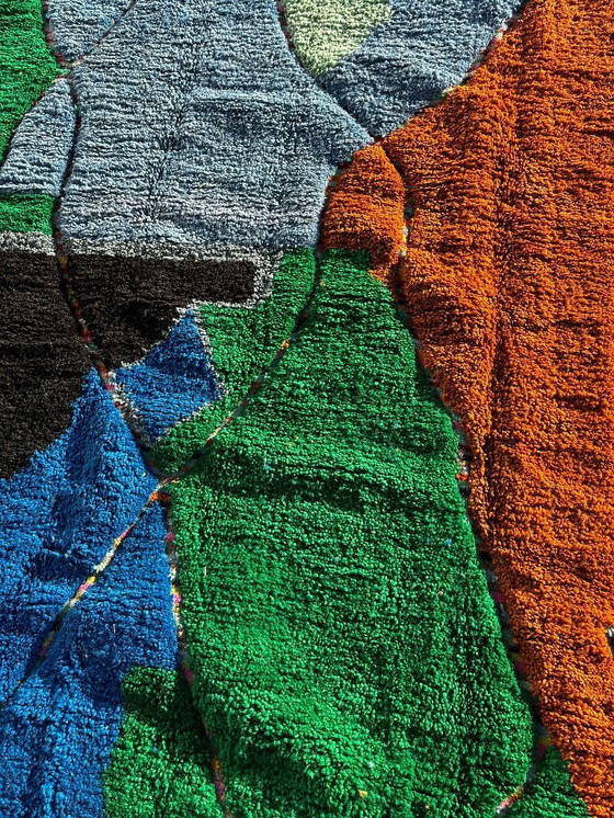 Image 1 of Tappeto berbero marocchino colorato 200x300 cm