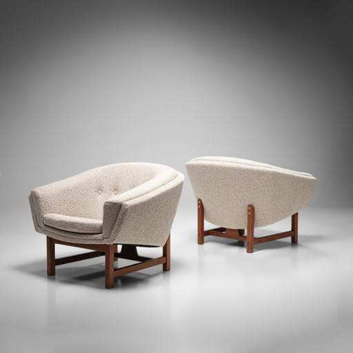 Model 1200 ‘Corona’ Armchairs by Lennart Bender for Ulferts, Sweden, 1960s, Set of 2