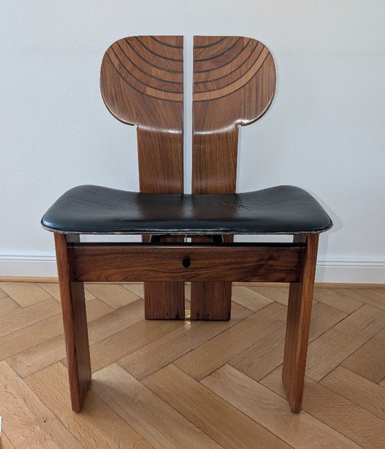 Image 1 of Mesa y ocho sillas Afra & Tobia Scarpa, Maxalto Artona Serie África