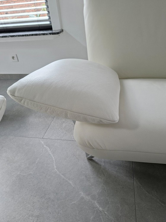 Image 1 of Rolf Benz 2-Sitzer + 3-Sitzer Lederausstattung, aufgearbeitet