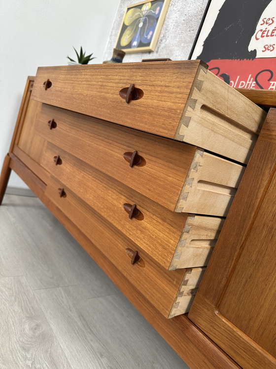 Image 1 of Danish teak sideboard by H.W. Klein for Bramin