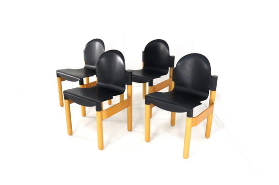 Image 1 of 4x Gerd Lange voor Thonet flex 2000 stoelen vintage