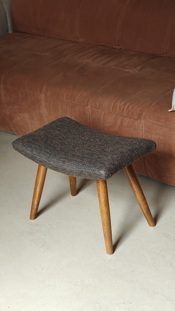 Image 1 of Sgabello, poggiapiedi o pouf vintage retrò