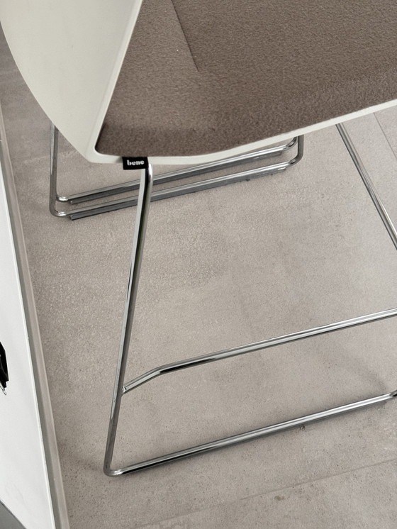 Image 1 of 4x Barstool Andreas Krob for Bene