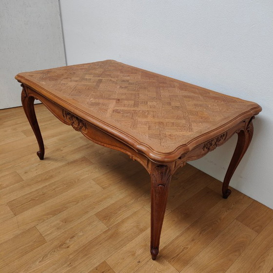 Image 1 of Vintage Country Dining Table Dining Room Table Extendable Table