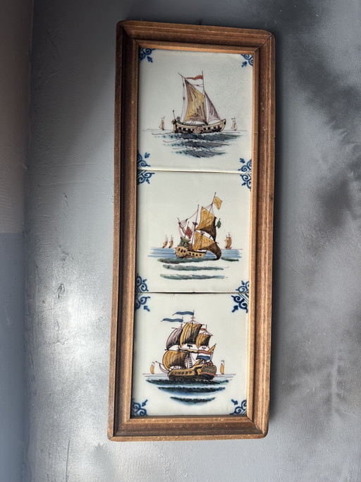 Wall decor Macuum Tiles Maritime in Frame Original