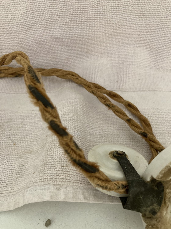 Image 1 of Ancien monte et baisse en porcelaine année 50’S