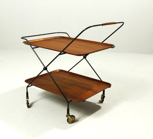 Åry Fanérprodukter Nybro, carrito de servicio, Suecia, años 60