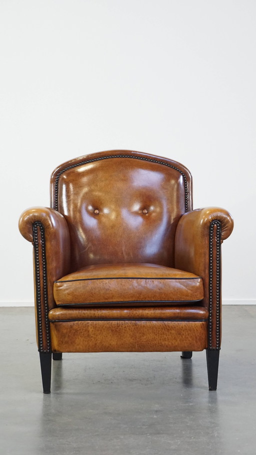 Sheep Leather Design Armchair