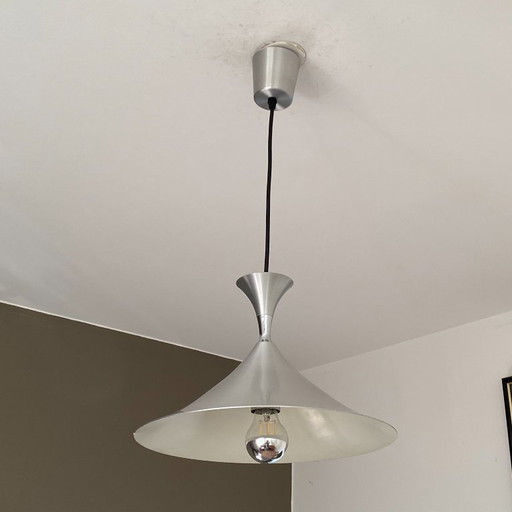 Lampada a sospensione Jean Gandelin. 1970. Era spaziale.