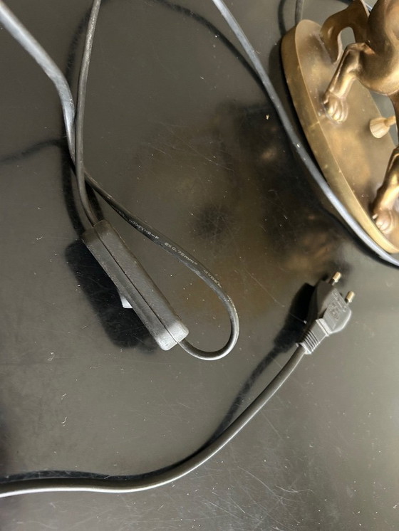 Image 1 of Vintage Brass "Lion" Lamp