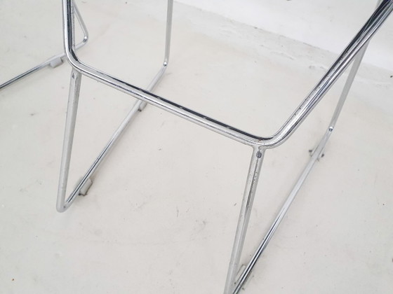Image 1 of Set aus vier Drahtstühlen im Bertoia-Stil, 1970er Jahre