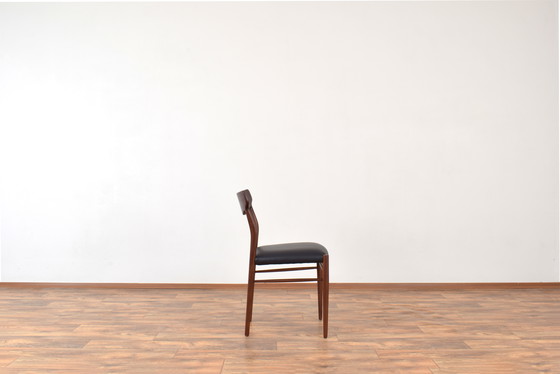 Image 1 of Mid-Century Teak Dining Chairs By Gustav Herkströter For Lübke, 1960S, Set Of 4