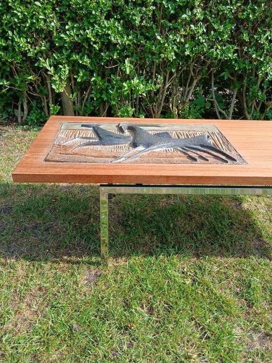 Image 1 of Mid century ceramic coffee table. 