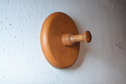 Danish Teak Jacket Hook Wardrobe Coat Rack Vintage – kapstokken, Wood (photo 2 of 5)