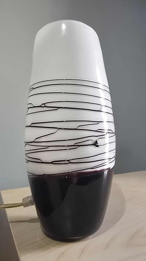 Image 1 of Eglo - tafellamp - model 87707 - glas - handgeblazen