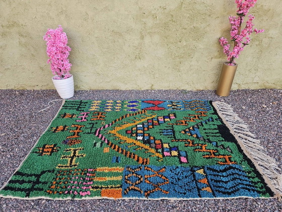 Alfombra bereber natural hecha a mano 2,5x1,5 m – Wool (photo 8 of 19)
