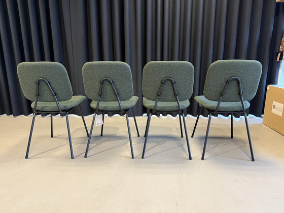 Image 1 of 4X Gijs Van Der Sluis Esszimmerstuhl Nr. 14 - Design In Box