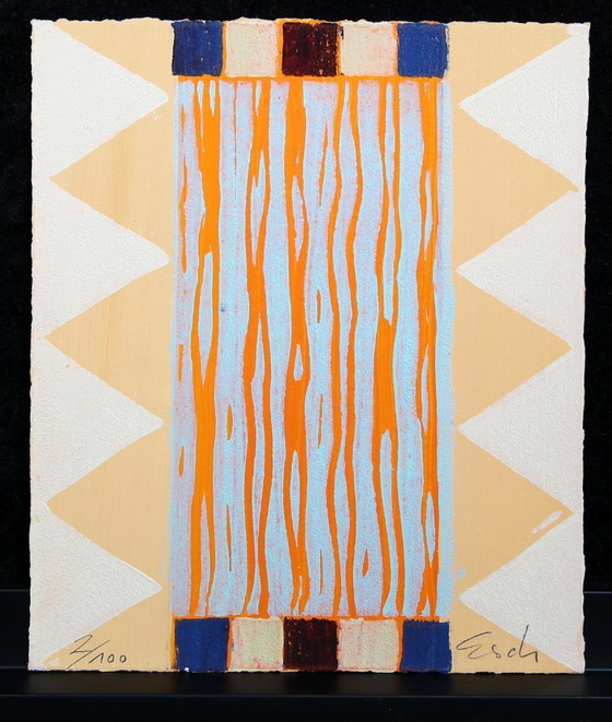 Image 1 of Schädrich, Eckart (Esch) - Symit I - Set di 4 - Tecnica mista / rielaborato - firmato a mano