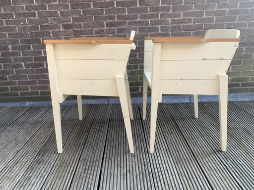 2x Piet Hein Eek Kuipstoel