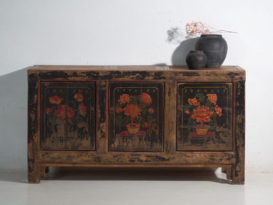 Buffet bas ancien peint en orme – Chine, vers 1900 – Iron (photo 40 of 40)