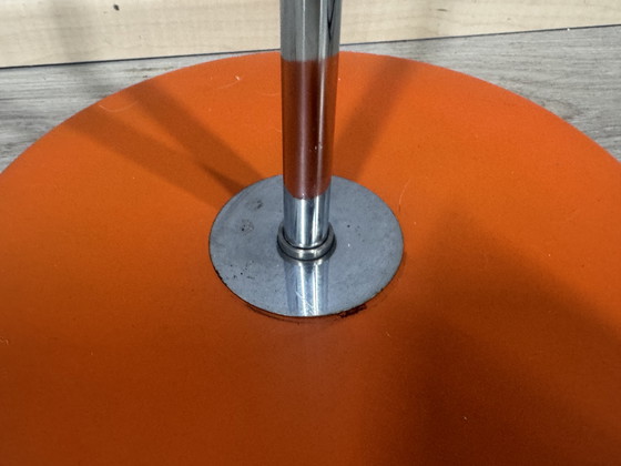 Image 1 of Vintage oranje vloerlamp in space age stijl