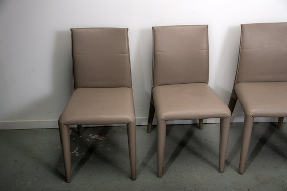Sillas Vol Au Vent de Mario Bellini para B&B Italia. Juego de 8. – Sillas de comedor, Leather, Vintage (photo 5 of 14)