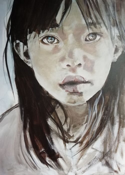 Refugee Girl par Manu de Mey