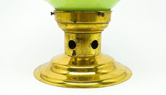 Art Deco Brass and Glass Ceiling Lamp, Germany, 1930s – Ceiling lights (photo 2 of 14)