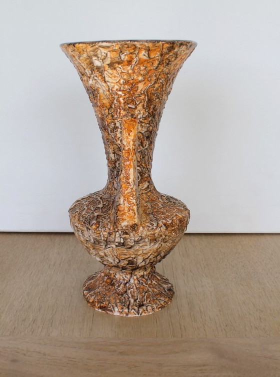 Image 1 of Fat Lava vase Ilkra model 1028 amforavase from the sixties