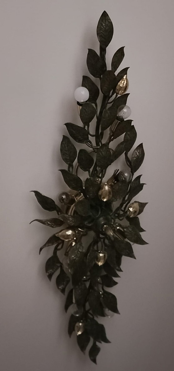 Image 1 of Patinated Brass Ceiling Light