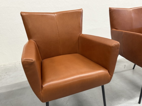 Image 1 of 4 Sillas de comedor Moka de diseño en stock Cera Cognac