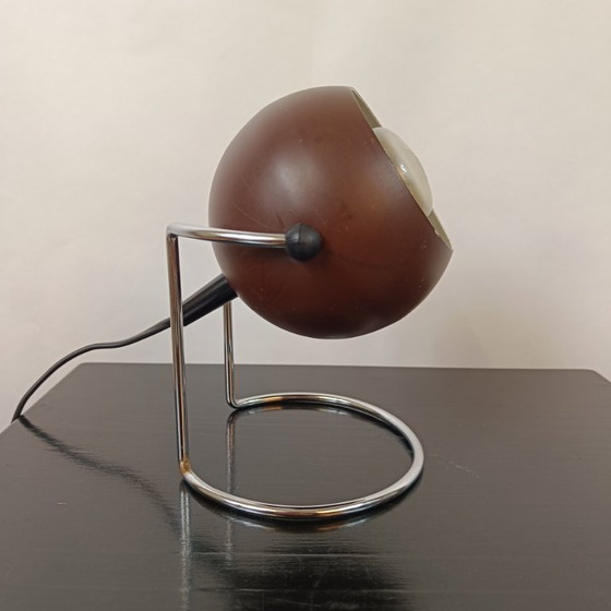 Image 1 of Lampada da tavolo a forma di occhio atomico - anni '60