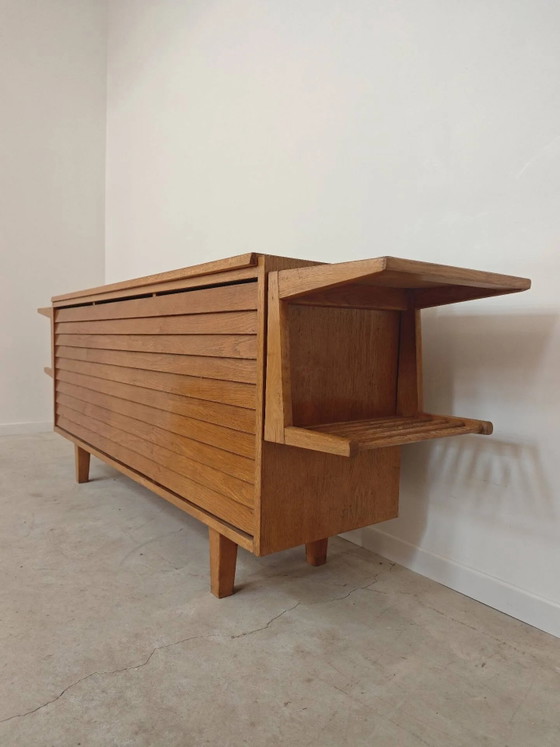 Storage chest for blankets or toys bar by Dyha Czech Republic 60, Storage cabinet, Wood, Mid Century Modern (photo 9 of 40)