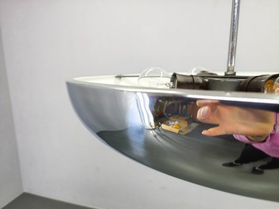 Image 1 of Bauhaus UFO-kroonluchter van Josef Hurka voor Napako, jaren 1930