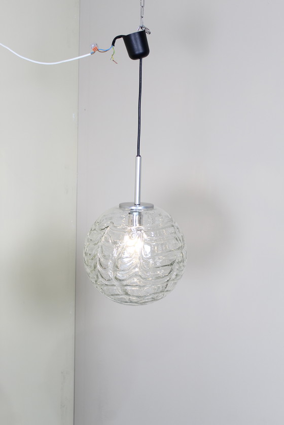 Image 1 of Lampe boule vintage, Globe - Doria, Transparent